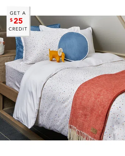Domani Home 300 Thread Count Terrazzo Duvet Set In White