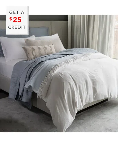 Domani Home 300 Thread Count White Gauze Duvet Set
