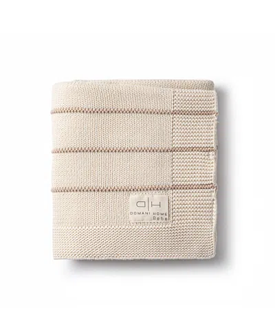 Domani Home Bande Blanket In Neutral