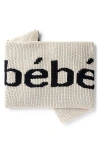 Domani Home Bébé Cotton Blanket In Ivory/black
