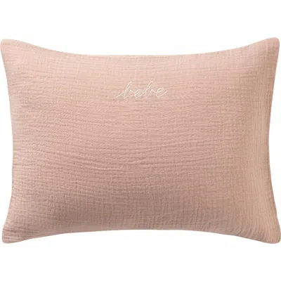 Domani Home Bebe Cotton Gauze Boudoir Sham In Pink