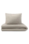 Domani Home Bebe Cotton Gauze Crib Duvet Cover In Taupe