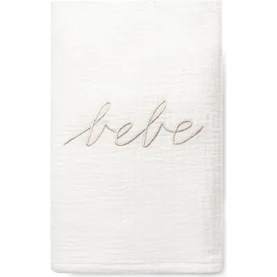 Domani Home Bebe Cotton Muslin Waffle Swaddle In Neutral