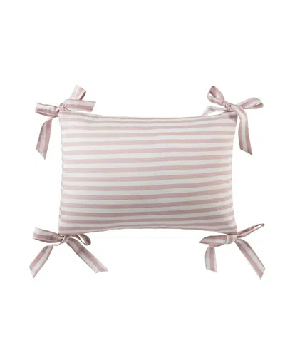 Domani Home Block Stripe Accent Sham, 24l X 12w In Pink