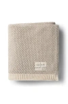 Domani Home Brunello Baby Blanket In Linen Sand
