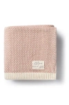 Domani Home Brunello Baby Blanket In Rose Blush