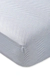 Domani Home Cotton Crib Sheet In Leze Blue