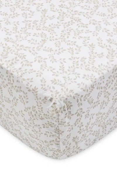 Domani Home Cotton Crib Sheet In Naya