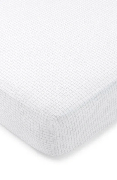 Domani Home Cotton Crib Sheet In Oxford