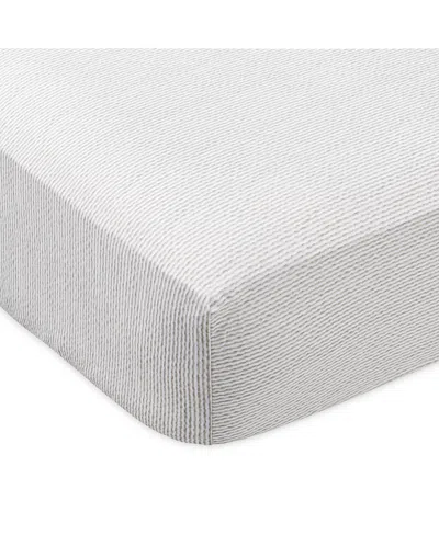 Domani Home Dune Crib Sheet Fitted, Portable In White