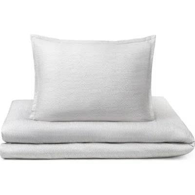 Domani Home Dune Full Duvet Cover, Sheet & Shams Set In White