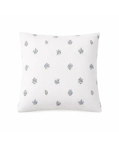 DOMANI HOME FEUILLE BLEUR ACCENT SHAM, CRIB