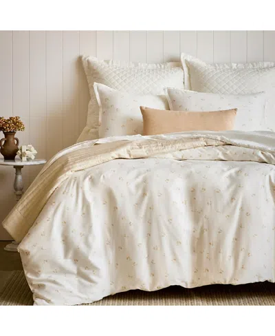 Domani Home Flora Linen 4 Piece Set, Full In Multi Colored