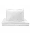 Domani Home Flora Linen 4 Piece Set, Twin In White