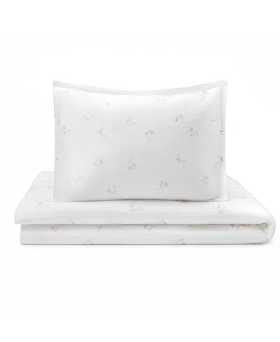Domani Home Flora Portable Crib Sheet In White