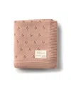 Domani Home Flower Pink Baby Blanket In Neutral