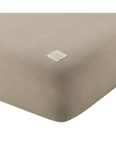 Domani Home Gauze Bebe Crib Sheet Fitted, Bassinet In Neutral
