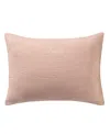 Domani Home Gauze Linen Bebe Boudoir Sham In Pink