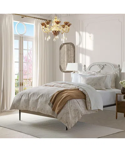 Domani Home Golden Meadow Duvet Cover 4 Piece Set, Full In Brown