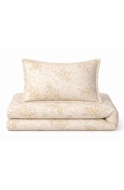 Domani Home Golden Meadow Duvet Cover, Sheet & Shams Set In Brown