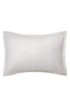 Domani Home Hazy Taupe Cotton Boudoir Sham In Gray