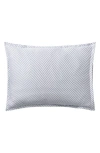 Domani Home Hazy Taupe Cotton Boudoir Sham In Blue