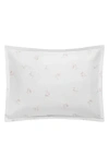 Domani Home Hazy Taupe Cotton Boudoir Sham In Peach