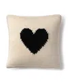 Domani Home Heart Cushion In Neutral