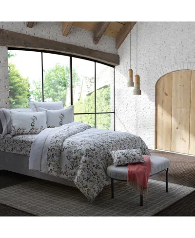 Domani Home Jouy Papillion Duvet Cover 4 Piece Set, Full In Multi