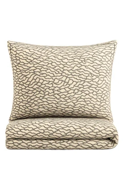 Domani Home Kaleido Duvet Cover, Sheet & Shams Set In White