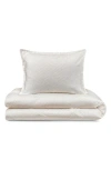 Domani Home Leze 300 Thread Count Queen Sheet Set In White