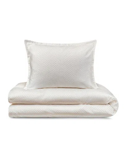 Domani Home Leze Crib Sheet, Standard In White