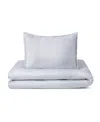 Domani Home Leze Blue 3 Piece Crib Duvet Set In Pouch In Multi Colored