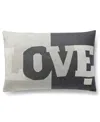 Domani Home Love Cushion In Black