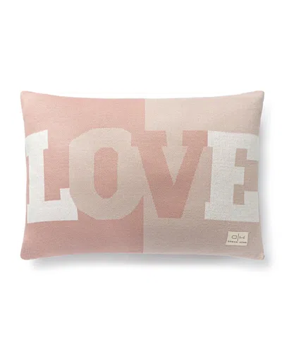 DOMANI HOME LOVE CUSHION BLUSH