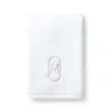 Domani Home Monogram Guest Towel, M In White