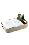 Domani Home Monogram Guest Towel Set In White