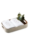 Domani Home Monogram Guest Towel Set In White