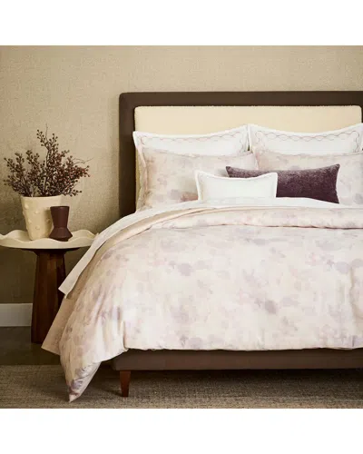 Domani Home Priano Linen Duvet Set - Lavender In Neutral