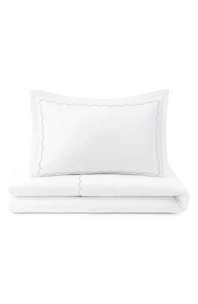 Domani Home Scallop Hotel Duvet Cover, Sheet & Shams Set In Animal Print