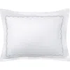 Domani Home Scallop Standard Hotel Pillow Sham In White