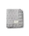 Domani Home Scalloped Pointelle Blanket In Gray