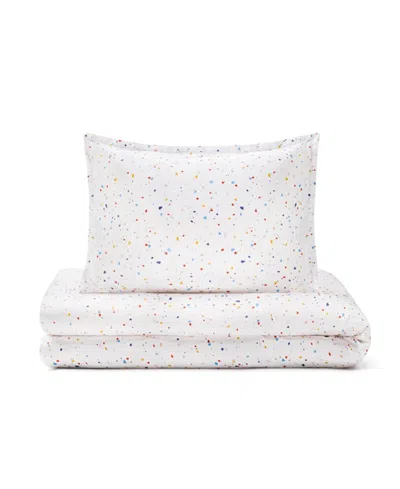 Domani Home Terrazzo Linen 4 Piece Set, Twin In Neutral
