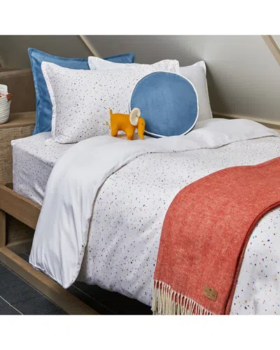 Domani Home Terrazzo Linen Duvet Set In White