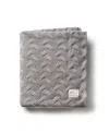 Domani Home Wave Knit Throw Blanket In Gray