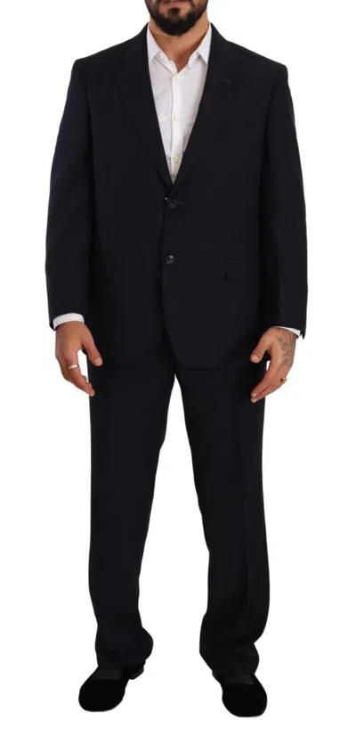 Domenico Tagliente Elegant Blue Two-piece Deconstructed Suit