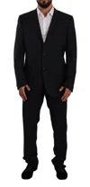 Domenico Tagliente Doico Tagliente Gray Polyester Single Breasted Formal Suit In Gray