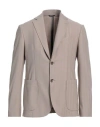 Domenico Tagliente Man Blazer Sand Size 42 Polyester, Viscose, Polyamide, Elastane In Beige