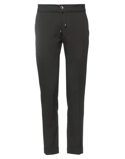 Domenico Tagliente Man Pants Black Size 40 Polyester, Viscose, Elastane