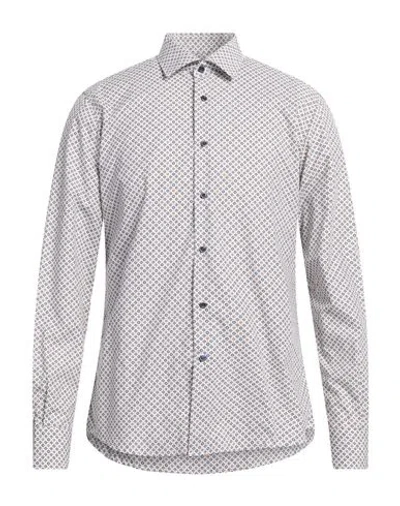 Domenico Tagliente Man Shirt Off White Size 17 Cotton